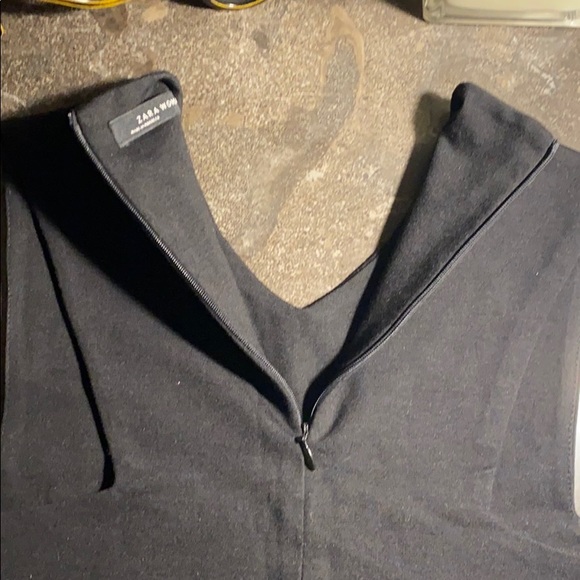 Zara Woman Black Sexy V Crop Top - Picture 6 of 7